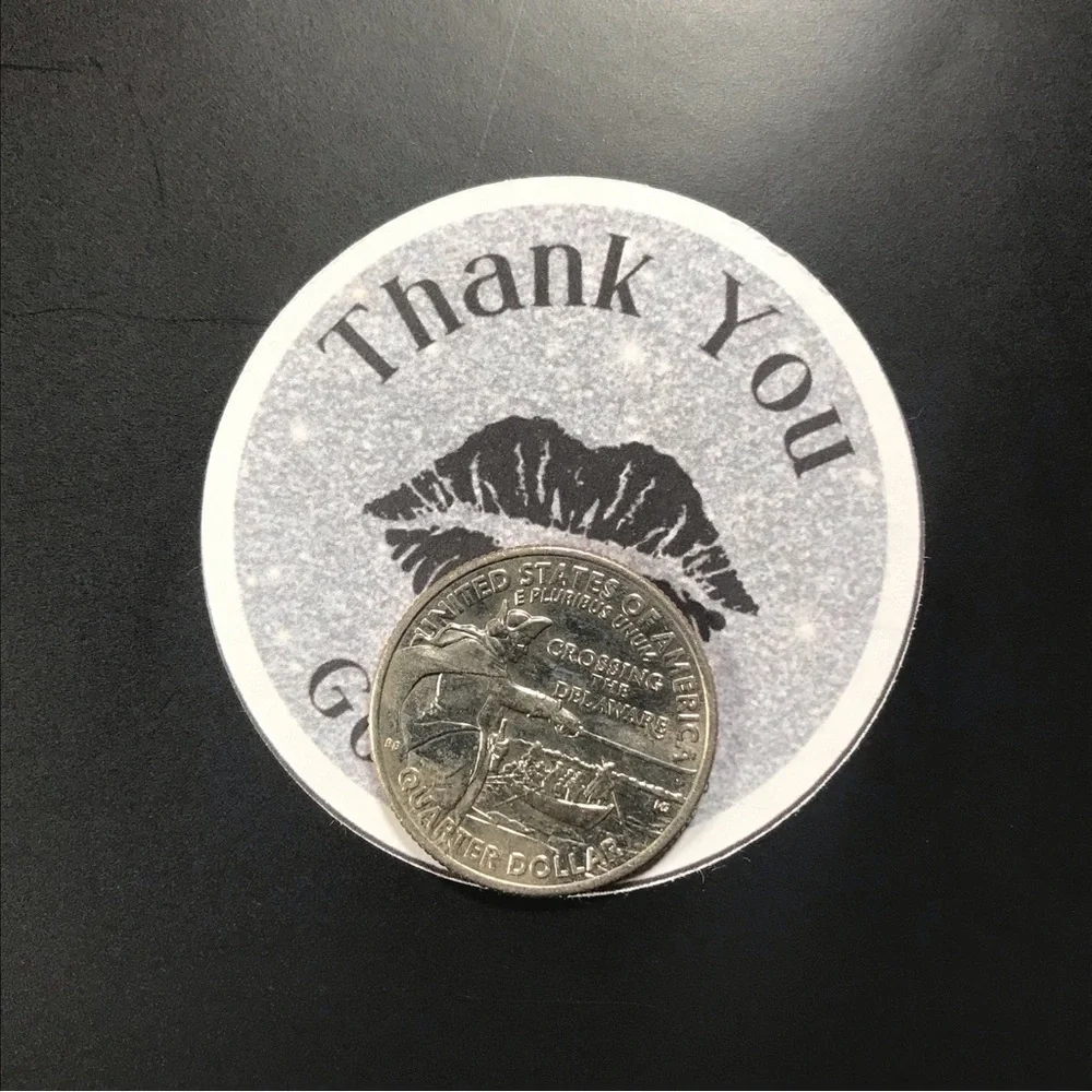 2 thank you sticker pages size 2”